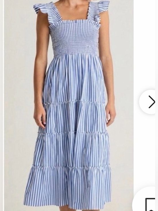 Quince Dresses & Skirts - NWOT - Quince 100% Cotton Poplin Smocked Midi Dress